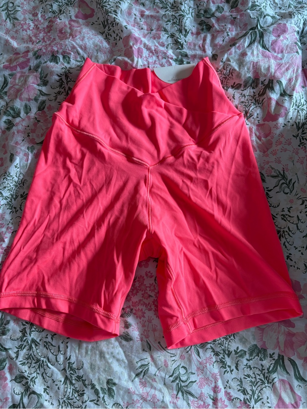 Arie cross waist biker shorts